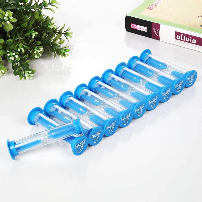 Dsmile 2 Minute Sand Timer Plastic Hourglass for Games Classroom Home Office Kitchen Brush Teeth Use, Set of 20 - Image 4